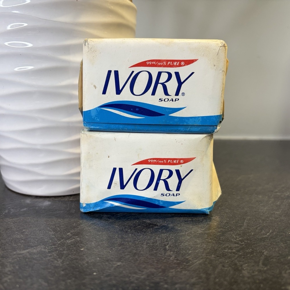 Vintage Ivory Personal Size Soap Bars Approx 2.5 Oz Each Lot Of 2